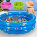 Inflatable Kiddie 3 Ring Circles Swimming Pool   